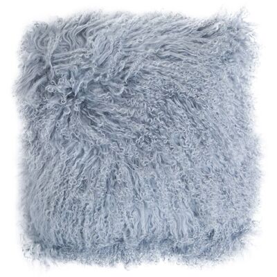 Bosie Small Grey Mongolian Lamb Fur Cushion