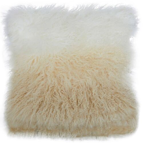 Bosie Small Ombre Mongolian Lamb Fur Cushion