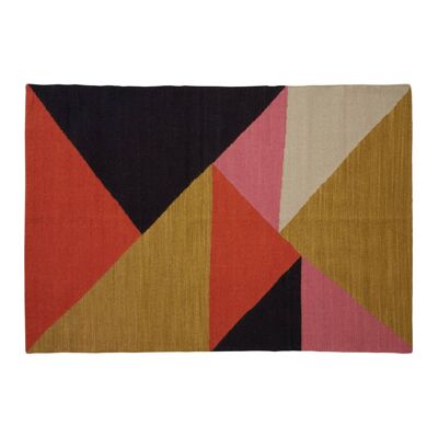 Bosie Villon Rug with Triangular Shapes Design