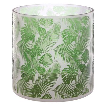 Botanical Large Hurricane Candle Holder 6