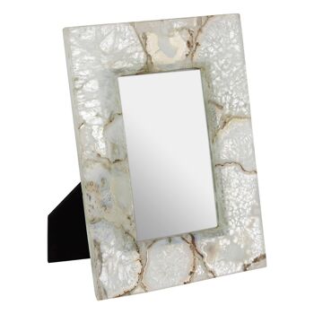 Bowerbird White Agate 4 X 6 Photo Frame 2