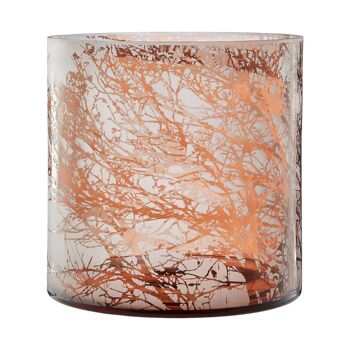 Branch Large Glass Hurricane Candle Holder 1