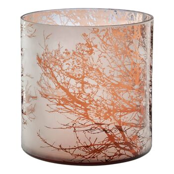 Branch Large Glass Hurricane Candle Holder 2