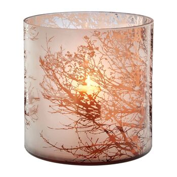 Branch Large Glass Hurricane Candle Holder 3