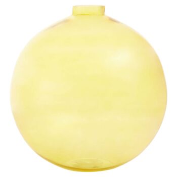 Bree Yellow Glass Vase 1