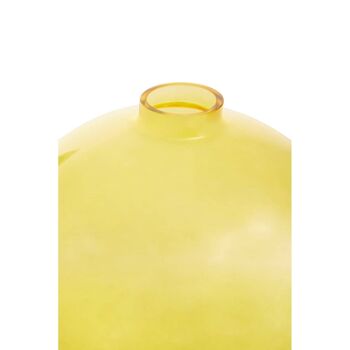 Bree Yellow Glass Vase 4