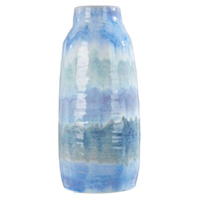 Caldera Blue Stoneware Vase