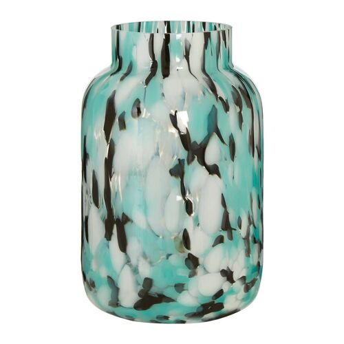 Calla Medium Speckle Effect Glass Vase