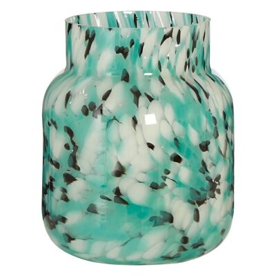 Calla Turquoise Speckle Vase