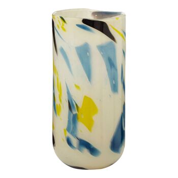 Carra Large Abstract Design Glass Vase 2