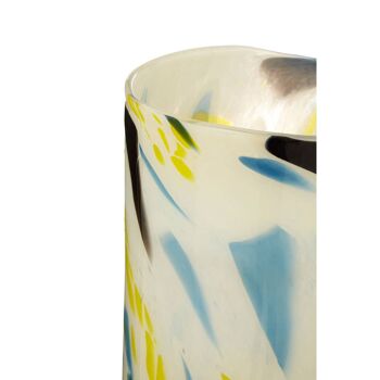Carra Large Abstract Design Glass Vase 3