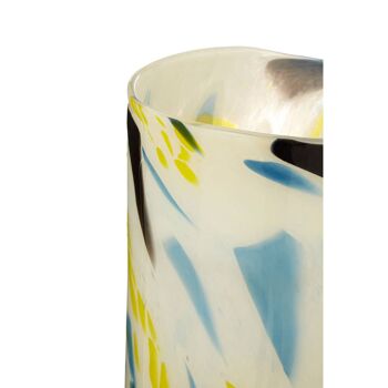 Carra Large Abstract Design Glass Vase 7