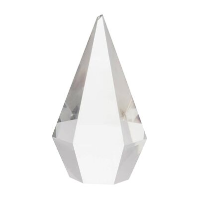 Carrie Clear Finish Crystal Ornament