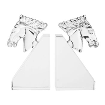 Carrie Set of 2 Horse Bookends 2