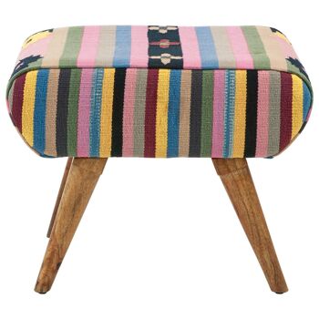 Cefena Multicolour Footstool 6