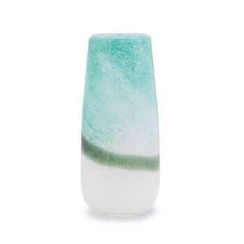 Celia Large Green and White Vase 1