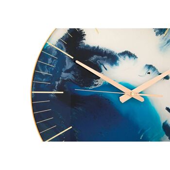Celina Blue Abstract Wall Clock 3
