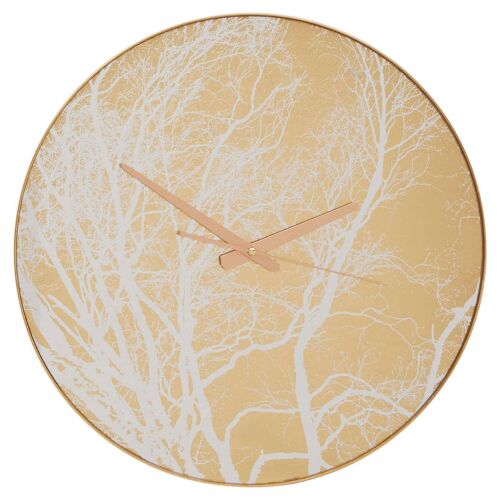 Celina Gold Finish Branch Design Wall Clock