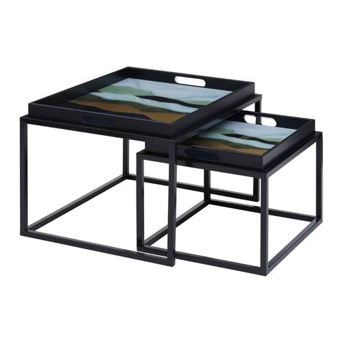 Celina Set of Two Nesting Tables Assorted Colour