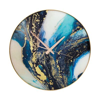 Celina Turquoise Wall Clock