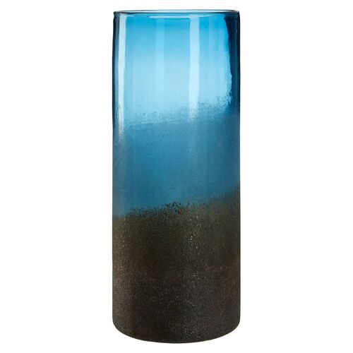 Chiara Large Blue Sand Effect Vase