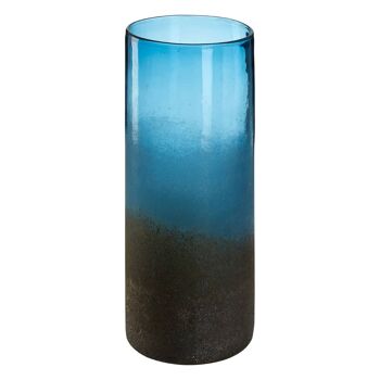 Chiara Large Blue Sand Effect Vase 2