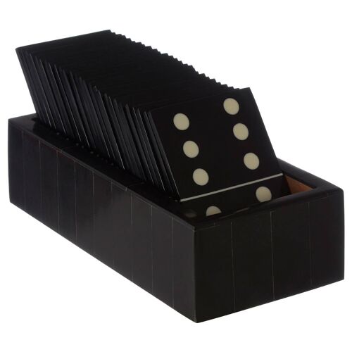 Churchill Games Black Domino Set