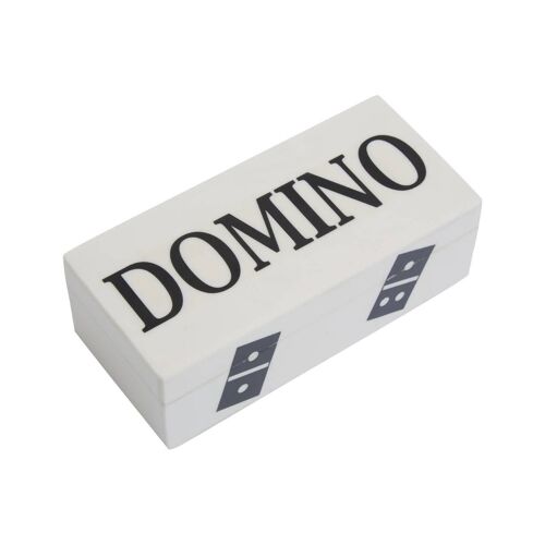 Churchill Games White and Black Domino Box