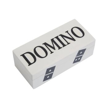 Churchill Games White and Black Domino Box 5