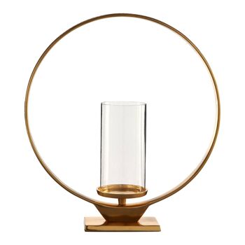 Cirqua Large Gold Finish Candle Holder 5