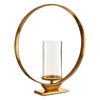 Cirqua Large Gold Finish Candle Holder 6