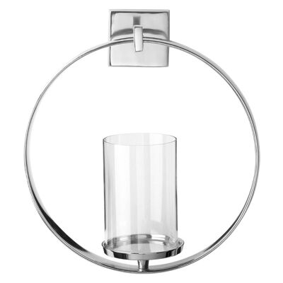 Cirqua Silver Wall Sconce