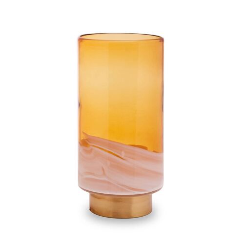 Cleo Large Amber Vase