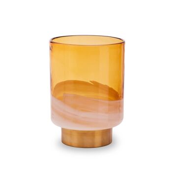 Cleo Small Amber Vase 1