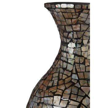 Complements Crackle Mosaic Barrel Vase 2