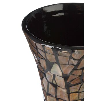 Complements Crackle Mosaic Bottle Vase 3