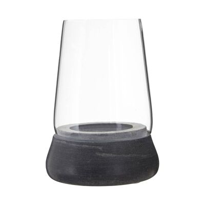 Complements Grey Marble/Glass Candle Holder