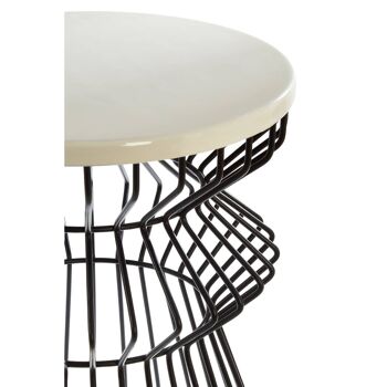 Corina Side Table with Curved Base 3