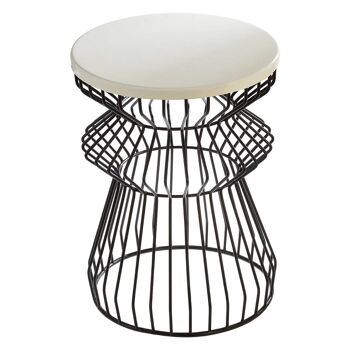 Corina Side Table with Curved Base 6