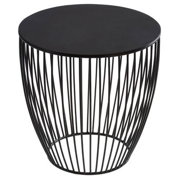 Corina Side Table with Tapered Base 2