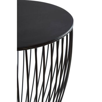 Corina Side Table with Tapered Base 4