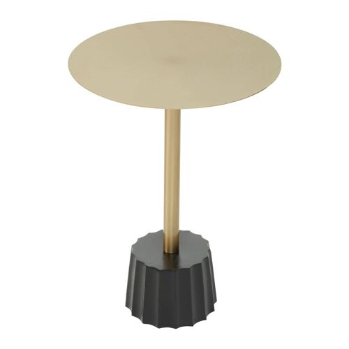 Corra Side Table with Black Base