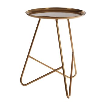Corra Side Table with Hairpin Legs 1