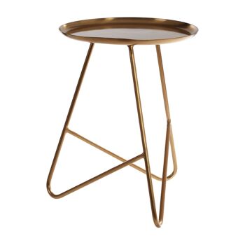 Corra Side Table with Hairpin Legs 4