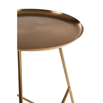 Corra Side Table with Hairpin Legs 6