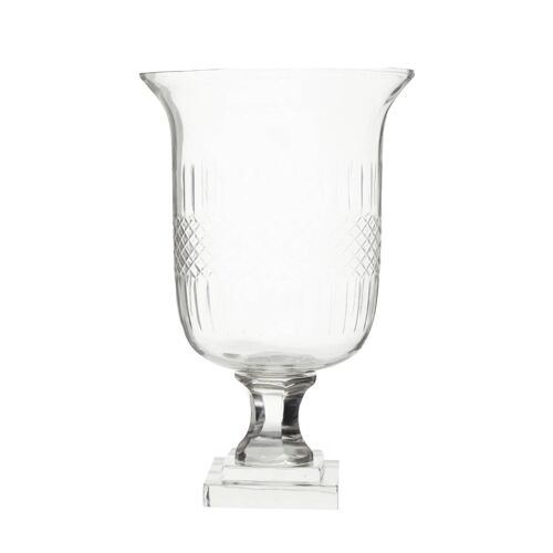 Cortina Small Diamond Cut Candle Holder