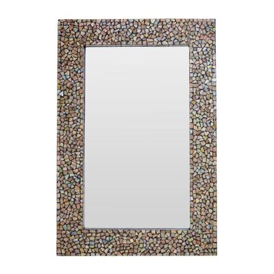 Crackle Mosaic Fusion Wall Mirror