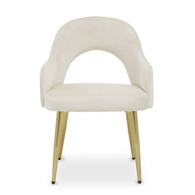 Dani Stone Velvet Dining Chair