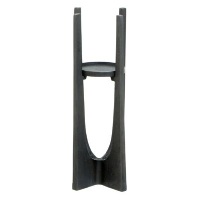 Dante Small Grey Candle Holder