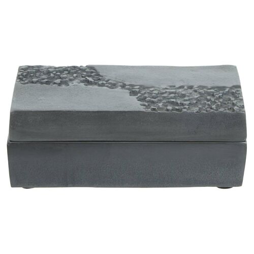 Dante Textured Grey Trinket Box